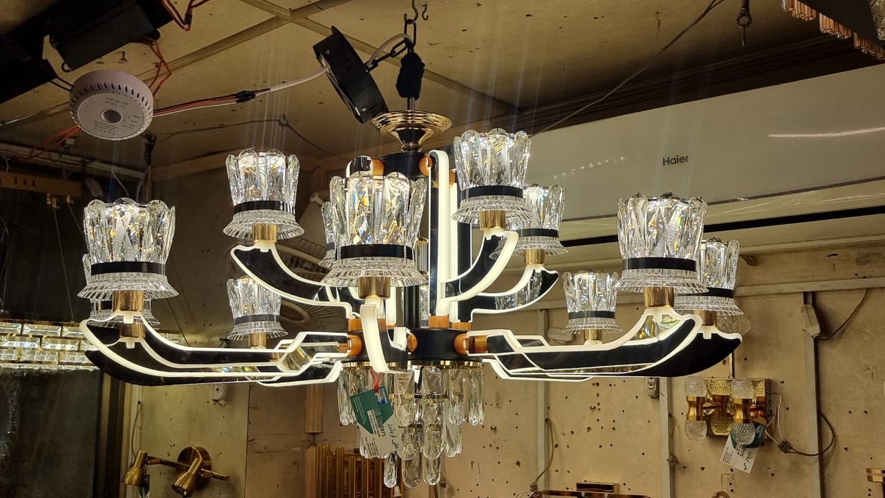 stunning modern crystal chandelier